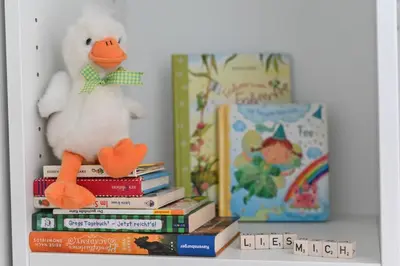Die Bibliothek in der Ferienwohnung