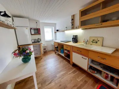 Küche/Küchenzeile in der Unterkunft Holiday Home Parkblick by Interhome