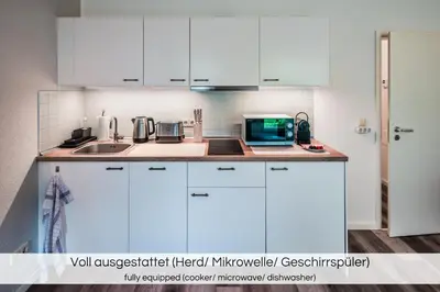 Küche/Küchenzeile in der Unterkunft 