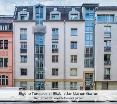Das Gebäude in dem sich die Ferienwohnung befindet