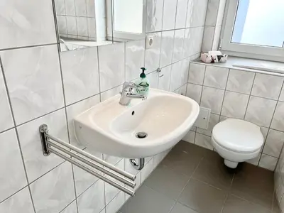 Ein Badezimmer in der Unterkunft Meißner Elb-Domizil 2