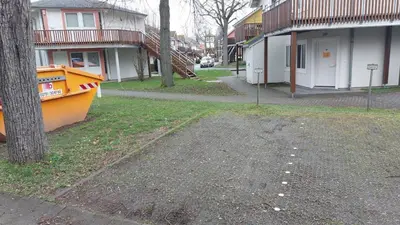 Das Gebäude in dem sich die Ferienwohnung befindet