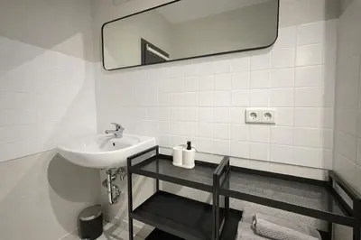 Ein Badezimmer in der Unterkunft Studio am Malerweg Altstadt Pirna