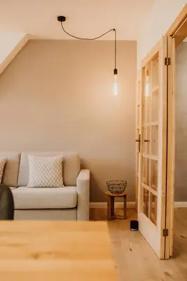 Ein Sitzbereich in der Unterkunft Bestlage im Hechtviertel & frisch saniert