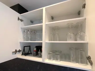 Küche/Küchenzeile in der Unterkunft Luxuriöse Ferienwohnung in Chemnitz - Apartment B28 für 2 plus 2 Gäste