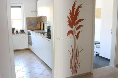 Küche/Küchenzeile in der Unterkunft Hauptstraße 58a