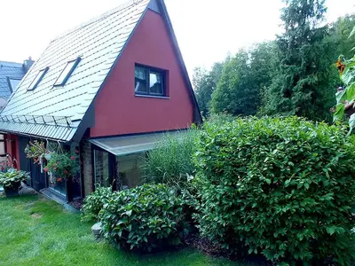 Ein Garten an der Unterkunft Ferienhaus Zum Gründel