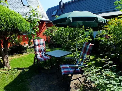 Ein Garten an der Unterkunft Ferienhaus Zum Gründel
