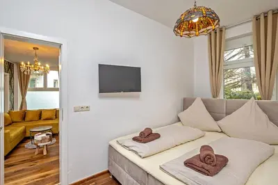 TV/Unterhaltungsangebot in der Unterkunft Dresden Bakery Appartement