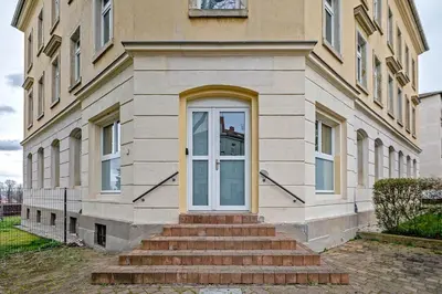 Eine Fassade oder ein Eingang zu Dresden Bakery Appartement