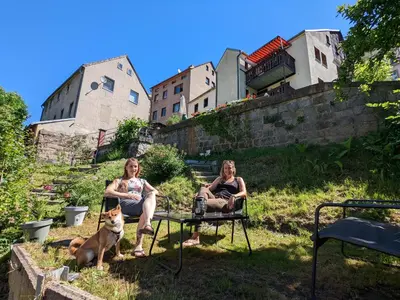 Ein Garten an der Unterkunft HW2 - Urlaubsmagie - Sauna & Pool für alle