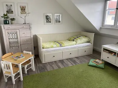 Ein Bett oder Betten in einem Zimmer der Unterkunft Apartment Heinrich Zille