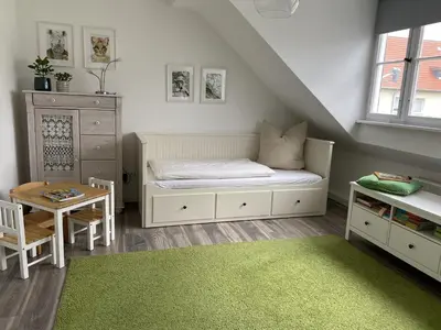 Ein Bett oder Betten in einem Zimmer der Unterkunft Apartment Heinrich Zille