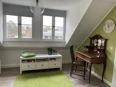 Ein Sitzbereich in der Unterkunft Apartment Heinrich Zille