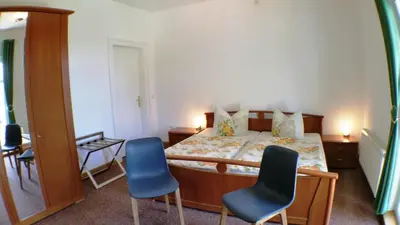 Ein Sitzbereich in der Unterkunft Villa Sonnenblick