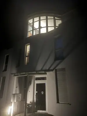 Das Gebäude in dem sich die Ferienwohnung befindet