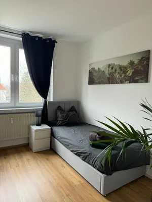 Ein Sitzbereich in der Unterkunft Monteur-& Ferienwohnung Eichmann