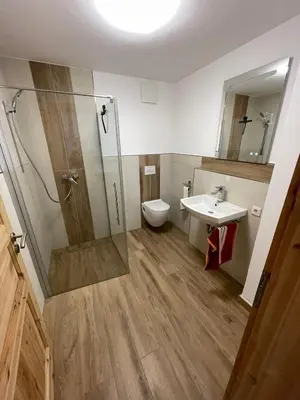 Ein Badezimmer in der Unterkunft W Diamonds Ranch