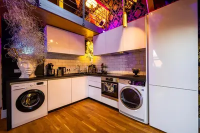 Küche/Küchenzeile in der Unterkunft N vogue Apartment - Außergewöhnliche Unterkunft in Zentrumsnähe
