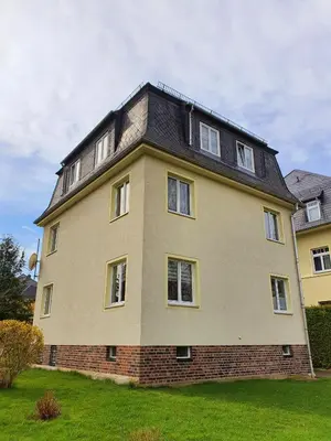 Das Gebäude in dem sich die Ferienwohnung befindet