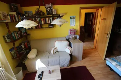 Die Bibliothek in der Ferienwohnung