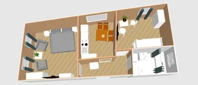 Grundriss der Unterkunft Bischofswerda Ferienwohnung Familienfreundlich Seniorengerecht