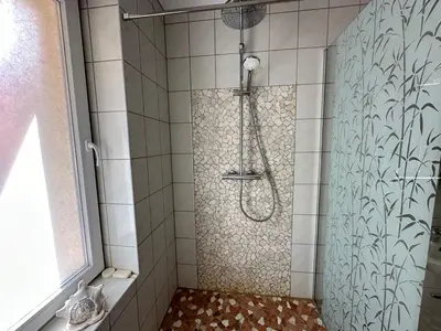 Ein Badezimmer in der Unterkunft Griechischer Palast