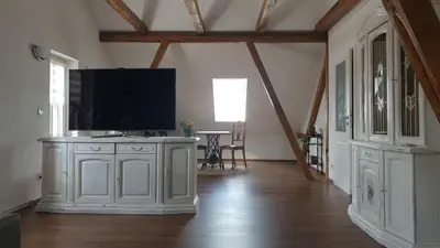 TV/Unterhaltungsangebot in der Unterkunft SeenSucht & Urlaubsträume, Ferienwohnung 