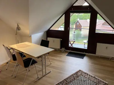 Grundriss der Unterkunft Ferienwohnung Teichblick -Balkon-